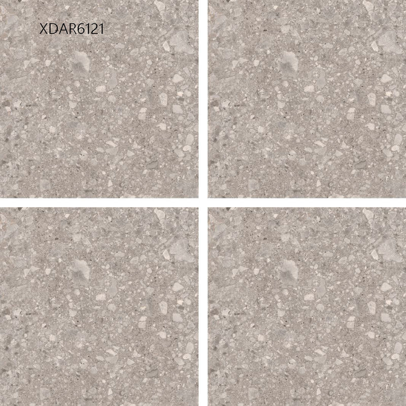 600x600mm  Grade AAA Glazed Porcelain Floor Tile , Non Slip Stone Kitchen Floor Tiles